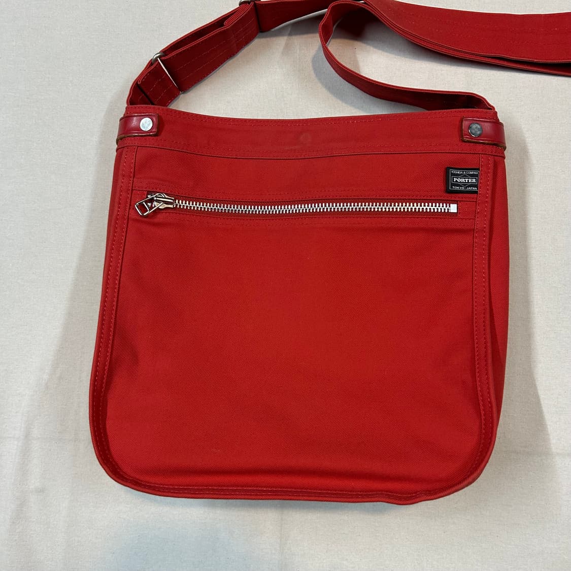 요시다 포터 포터걸 라지 크로스백 숄더백 가방 레드 PG01 상품이미지2