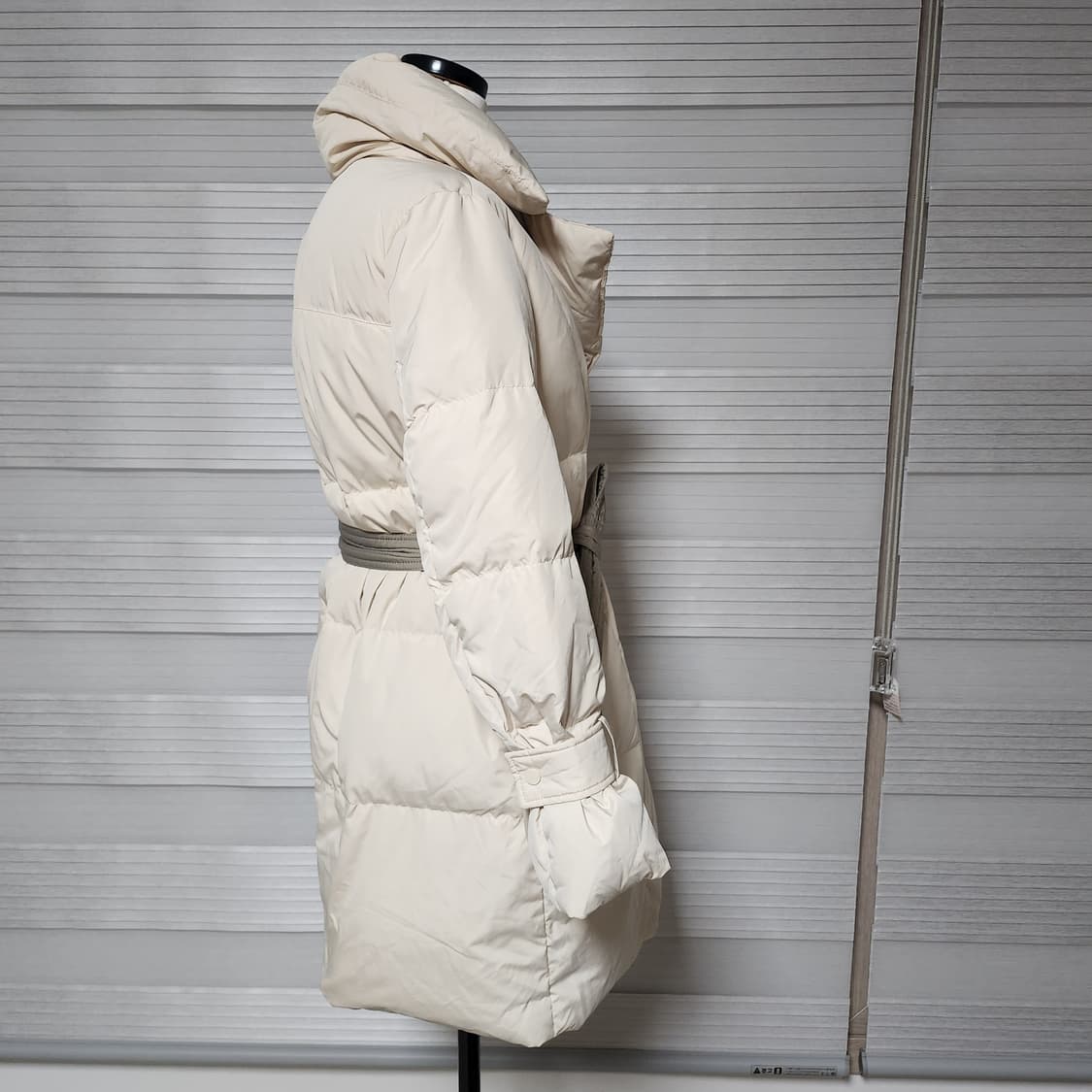 《새상품》구스 벨트 자켓형  패팅 상품이미지3