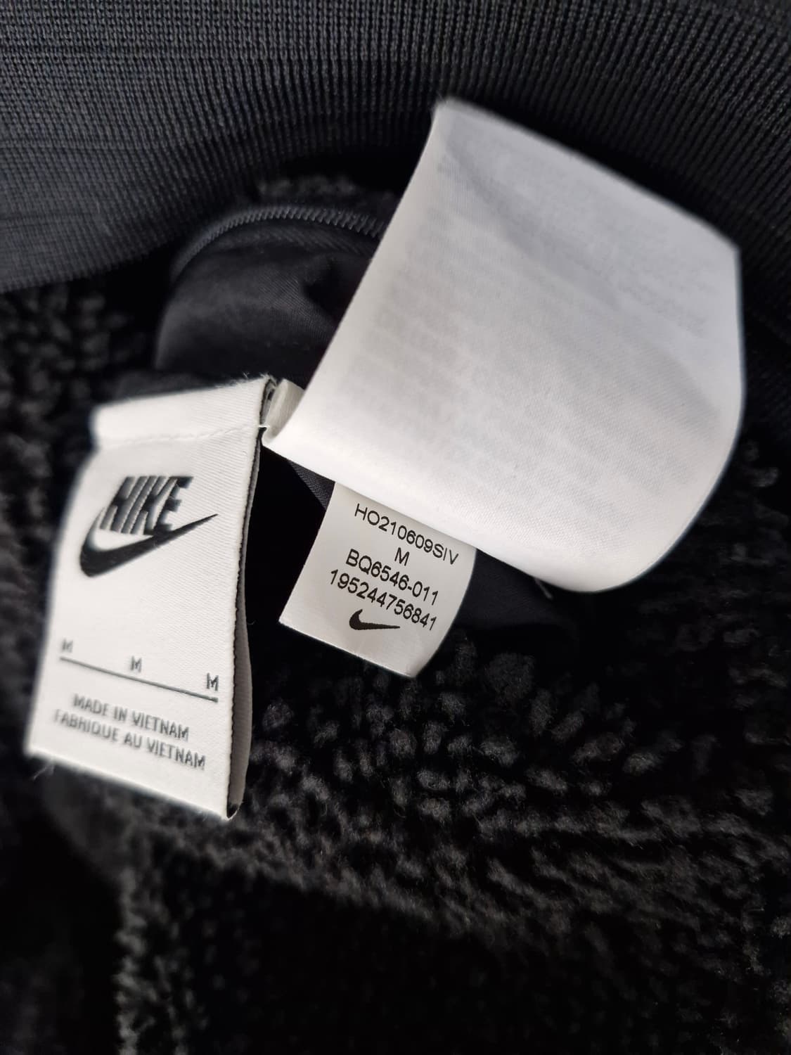 나이키 NIKE 빅스우시 리버시블 플리스 후리스 검흰_M 상품이미지9