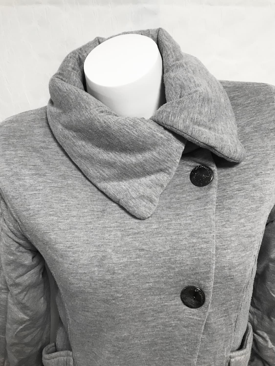 빈티지 digdeep 디그딥 펑크 사선 버튼 하이넥 점퍼 상품이미지4