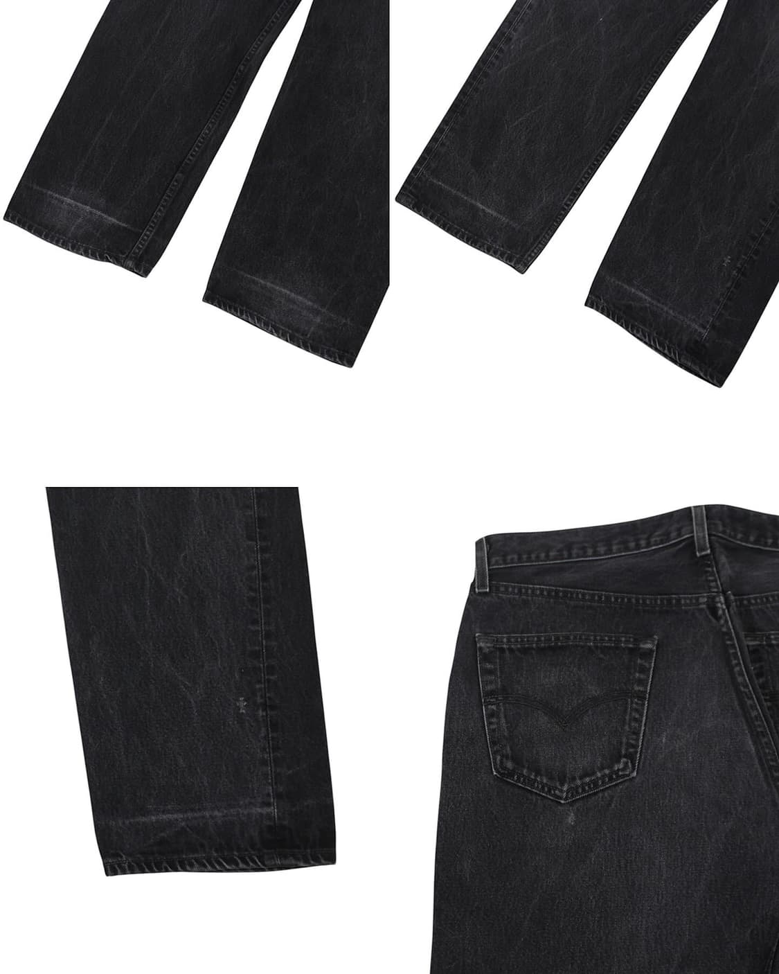 2000 USA 리바이스 501-0660 블랙 데님 팬츠 빈티지 미국제 상품이미지10