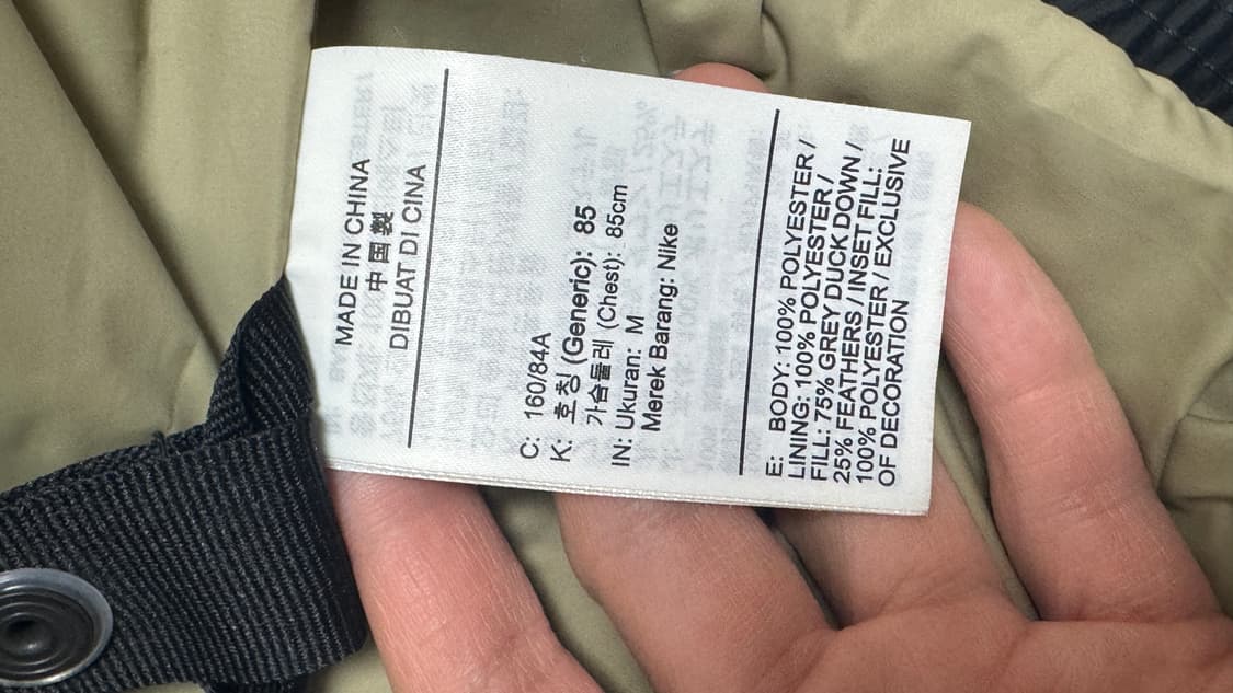 나이키 여성 써마 핏 루즈 숏패딩 M 상품이미지7