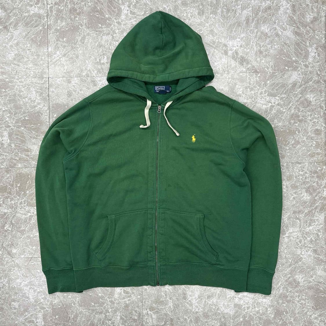 폴로 랄프로렌 초록 써멀 후드집업 희귀져지(XL) 상품이미지2