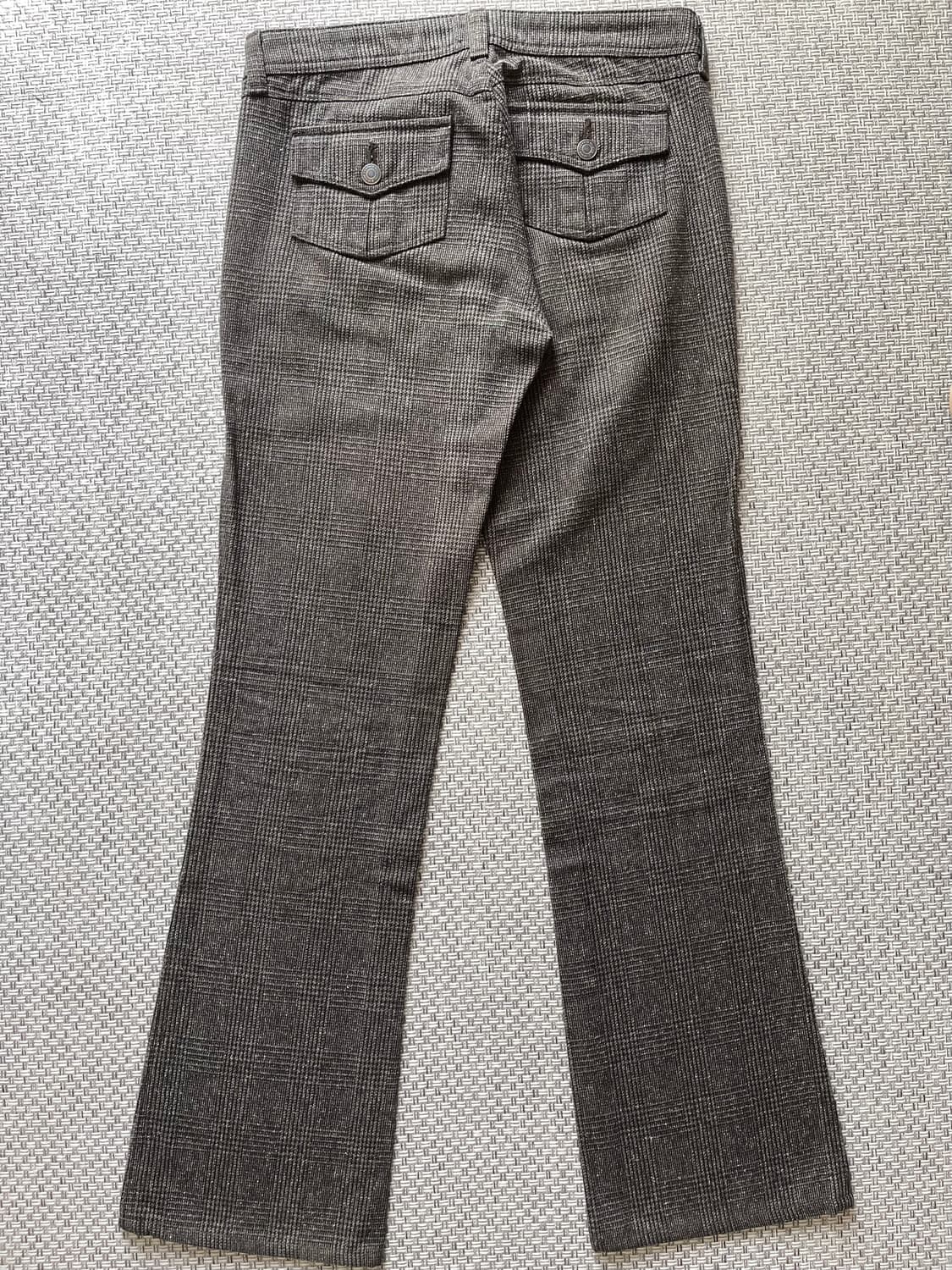 Y2k WOW jeans 글랜체크 부츠컷 팬츠 상품이미지2