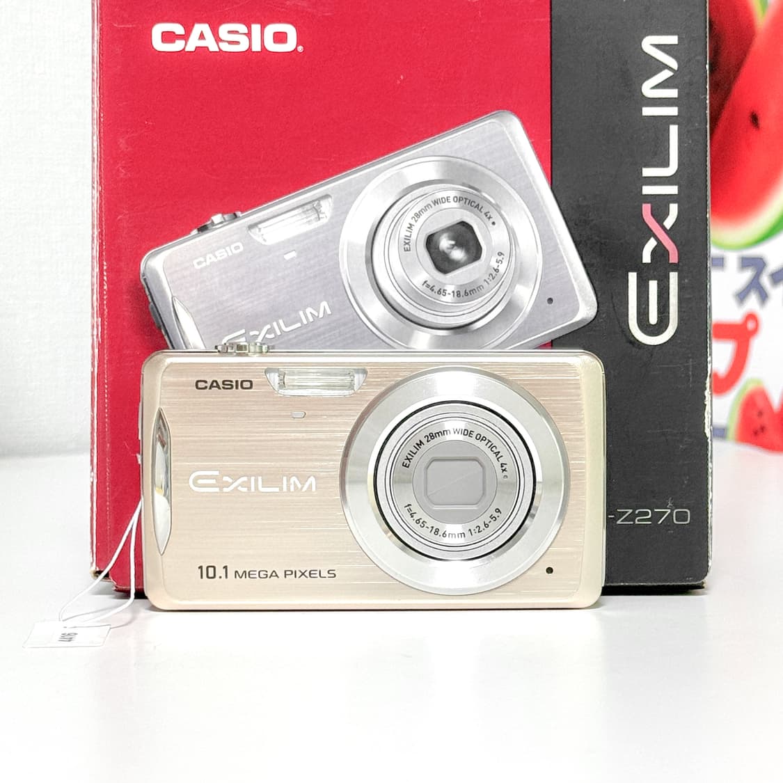 카시오 엑슬림 Z270 샴페인골드 빈티지디카 상품이미지8