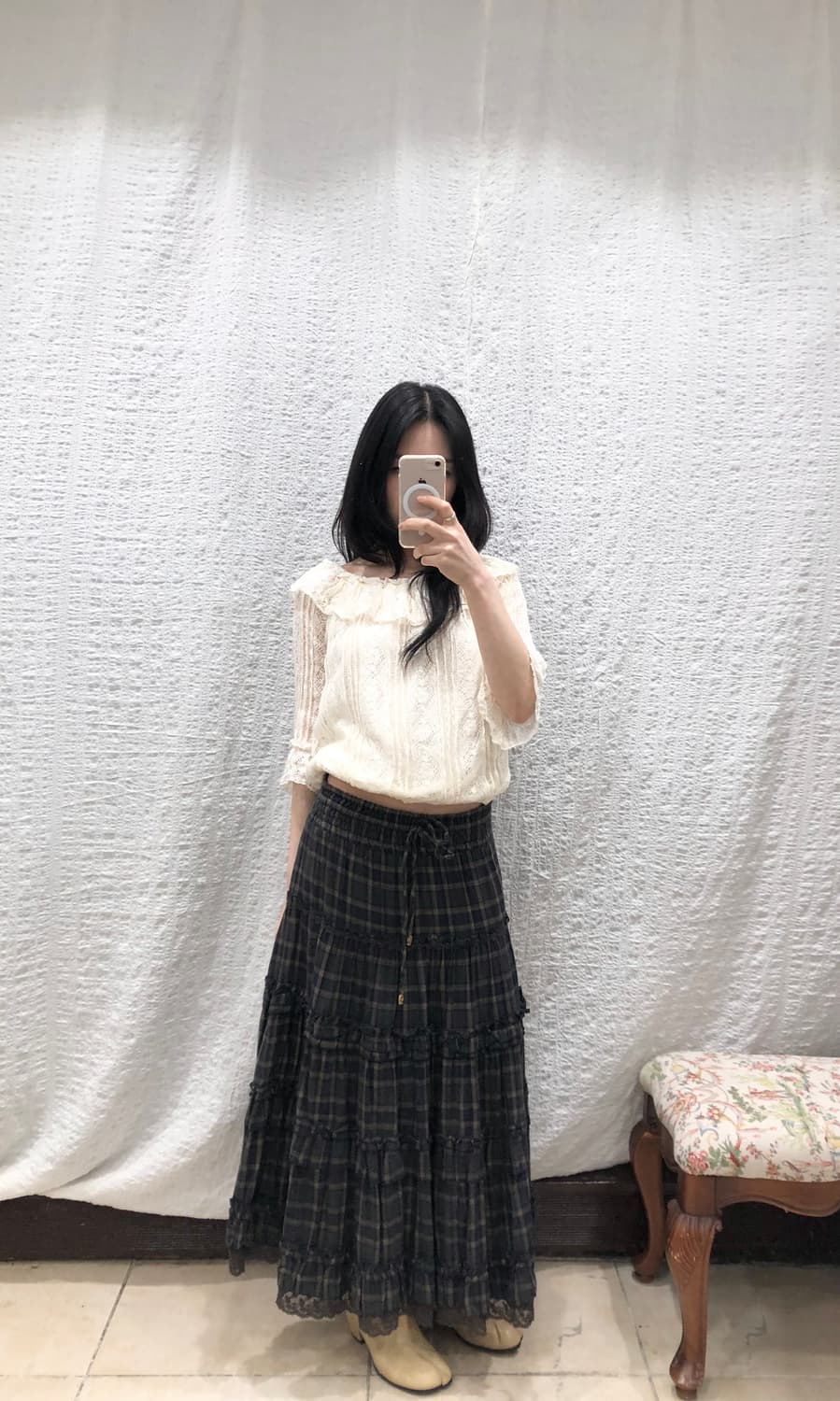 Ivory petal knit 상품이미지3