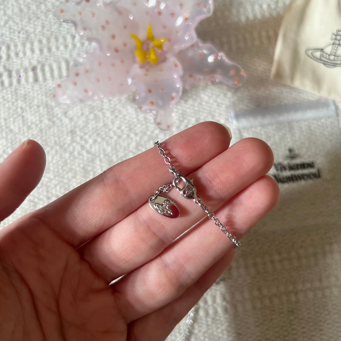 비비안웨스트우드 올림피아 펄 펜던트 네크리스 상품이미지10