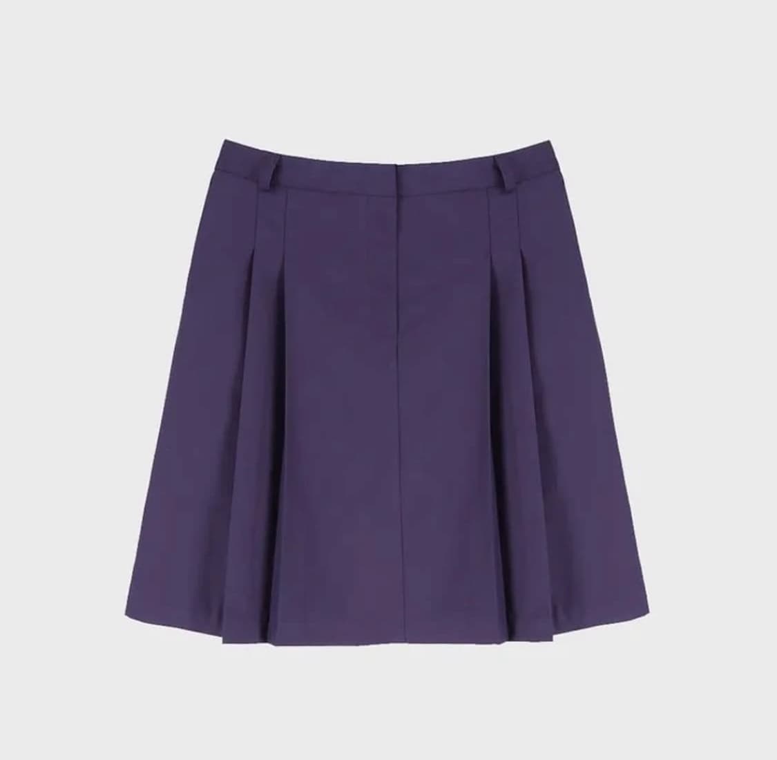 [ONSKA] VIVID PLEATS SKIRT (GRAPE) 상품이미지3