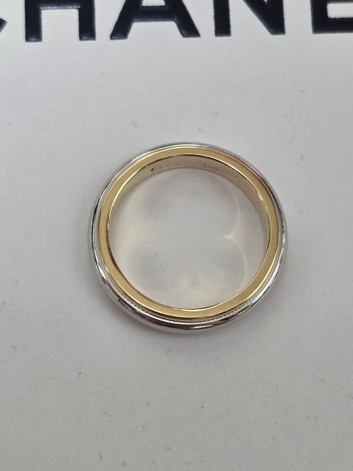 티파니앤코 밀그레인 3.5MM 플래티늄 옐로우골드 상품이미지2