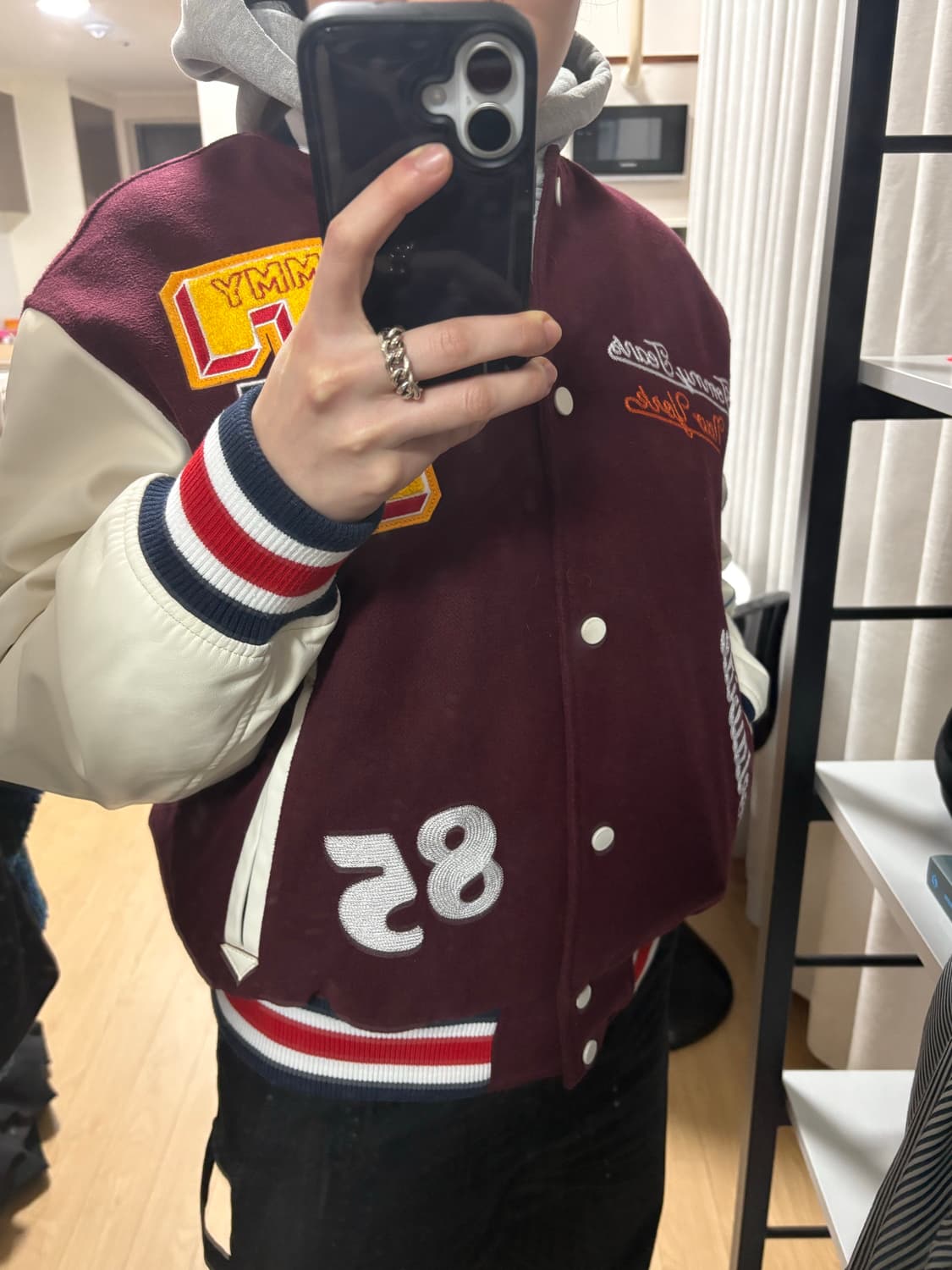 타미힐피거 바시티 자켓 상품이미지2