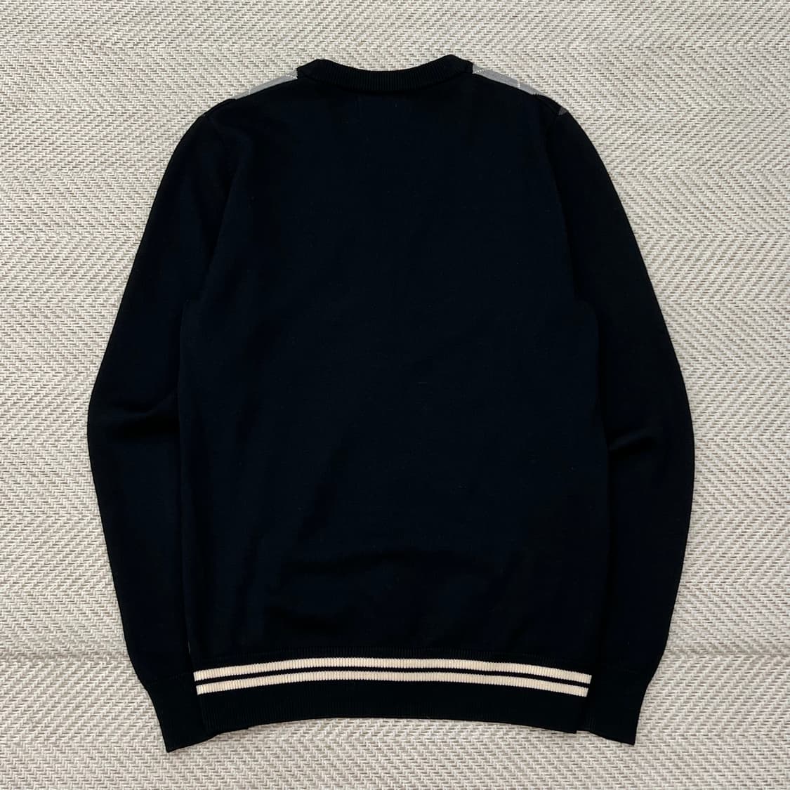 프레드페리 아가일 니트가디건 r3037 상품이미지2