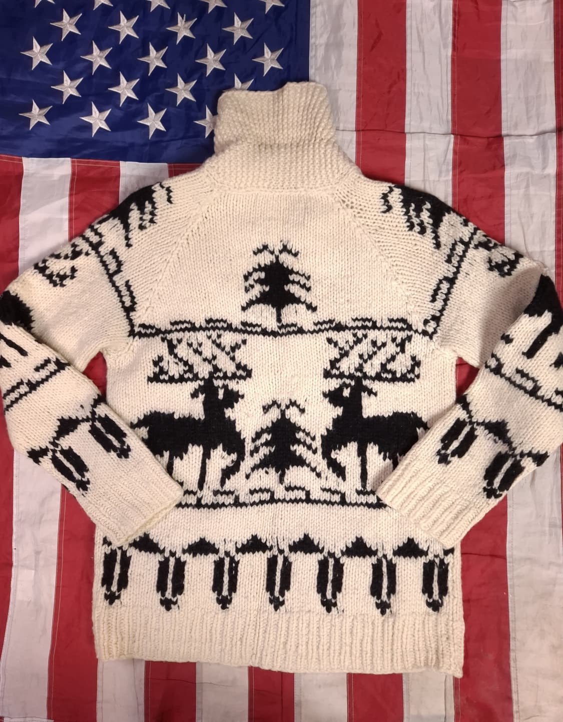 오리지날 캐나다제조 카나타 노르딕 울 코위찬 가디건 상품이미지8