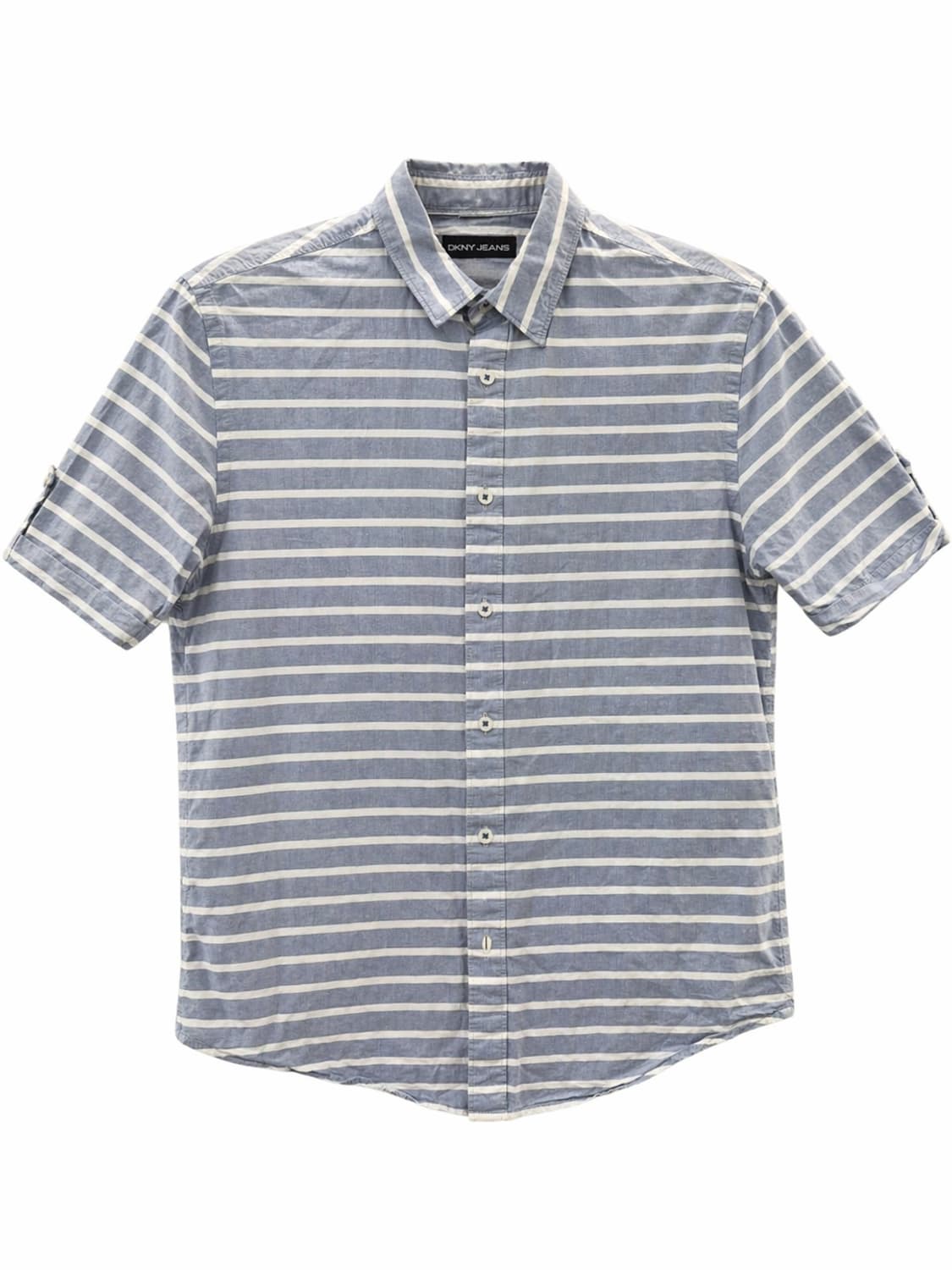 DKNY JEANS 스트라이프 반팔 셔츠 S 상품이미지1