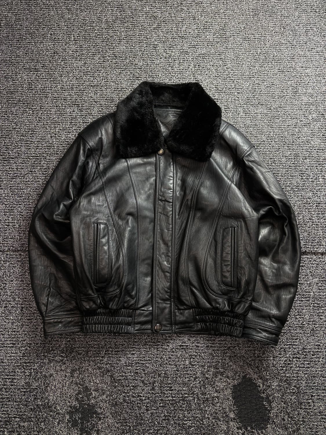 빈티지 아카이브 퍼카라 양가죽 레더 자켓 3226 상품이미지2