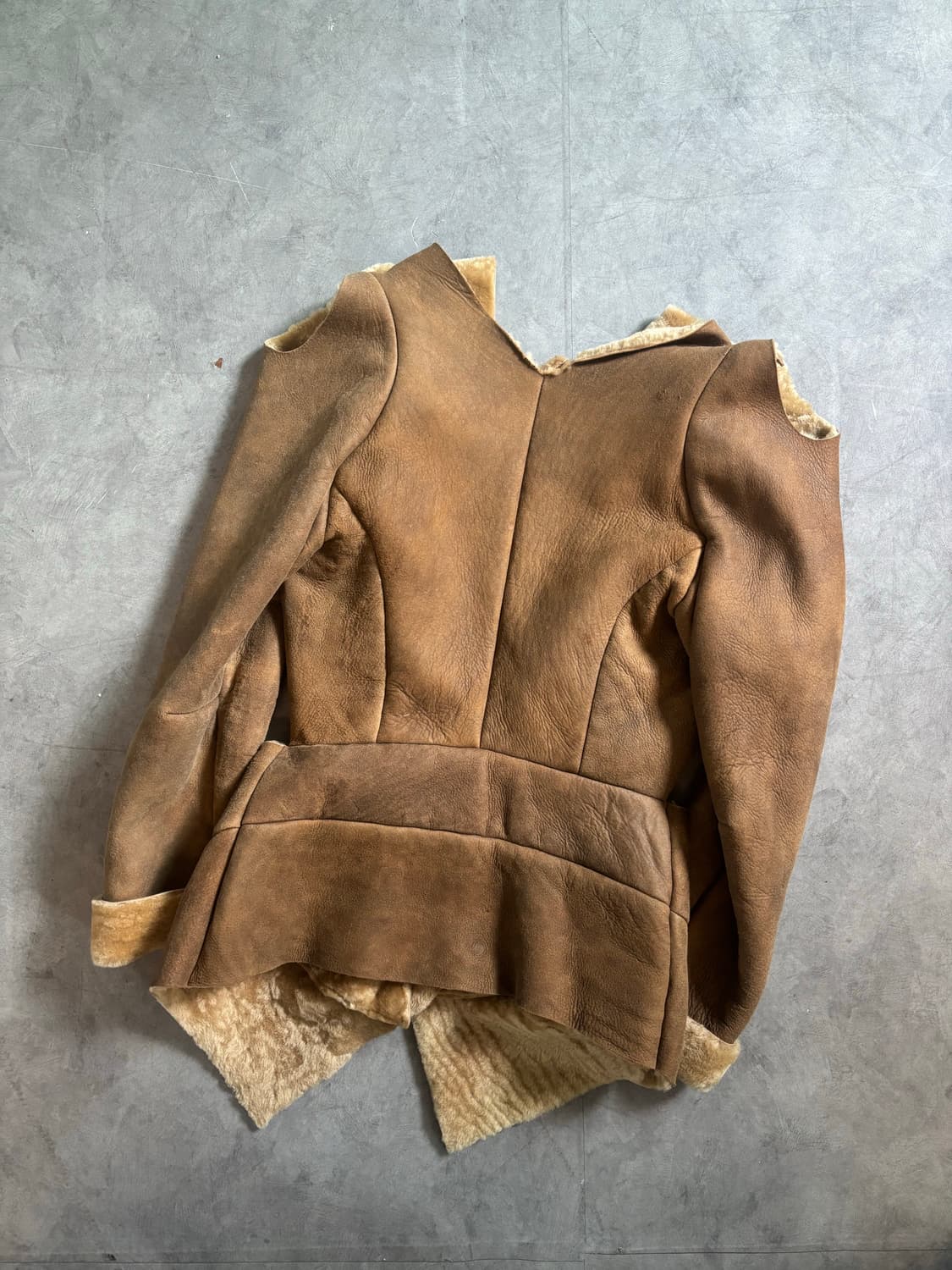 Vivienne Westwood 비비안웨스트우드 브라운 무스탕 상품이미지9