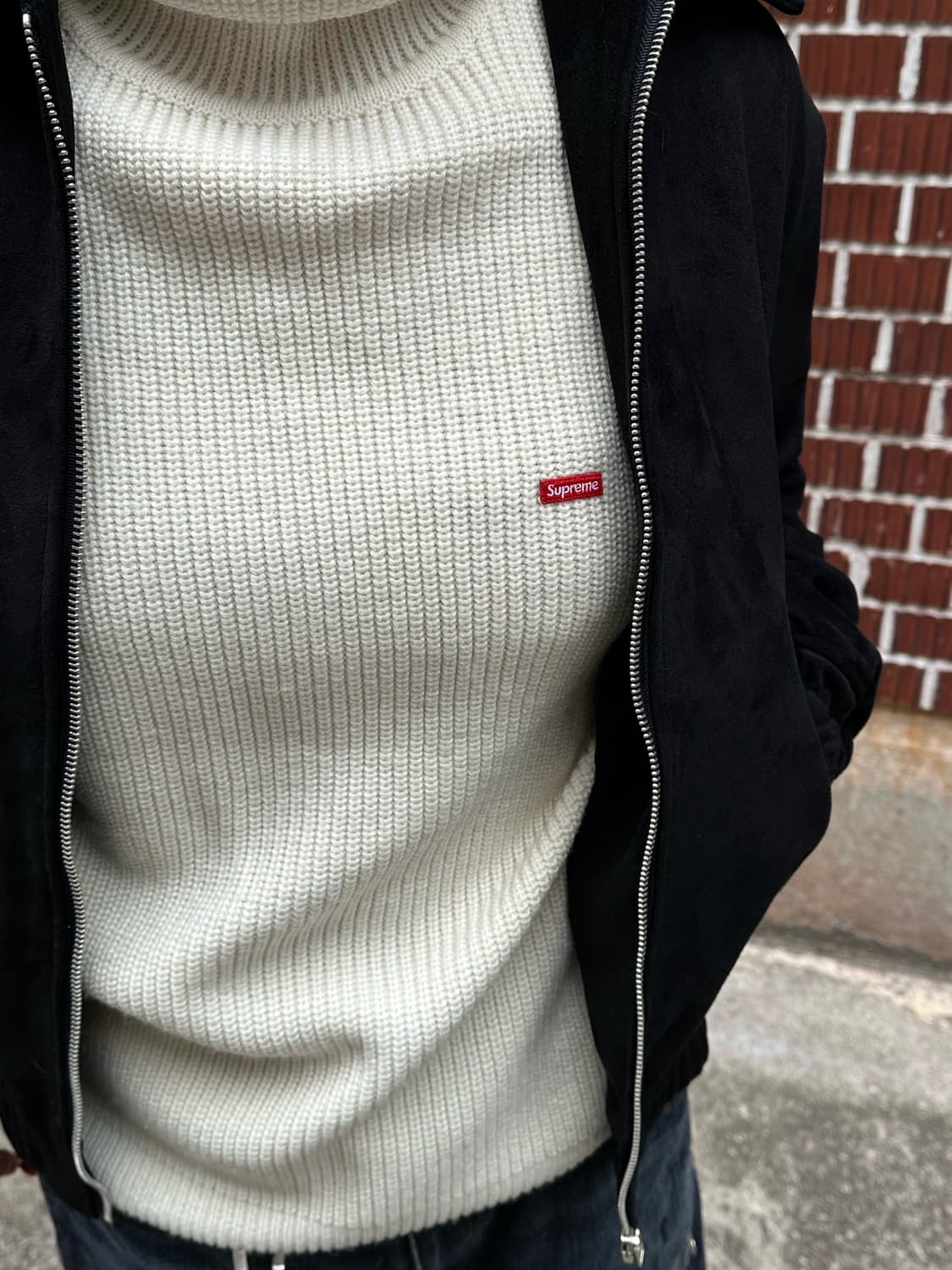 슈프림 바라클라바 니트 일루반스 스웨이드 자켓 빈티지 워싱 팬츠 상품이미지3