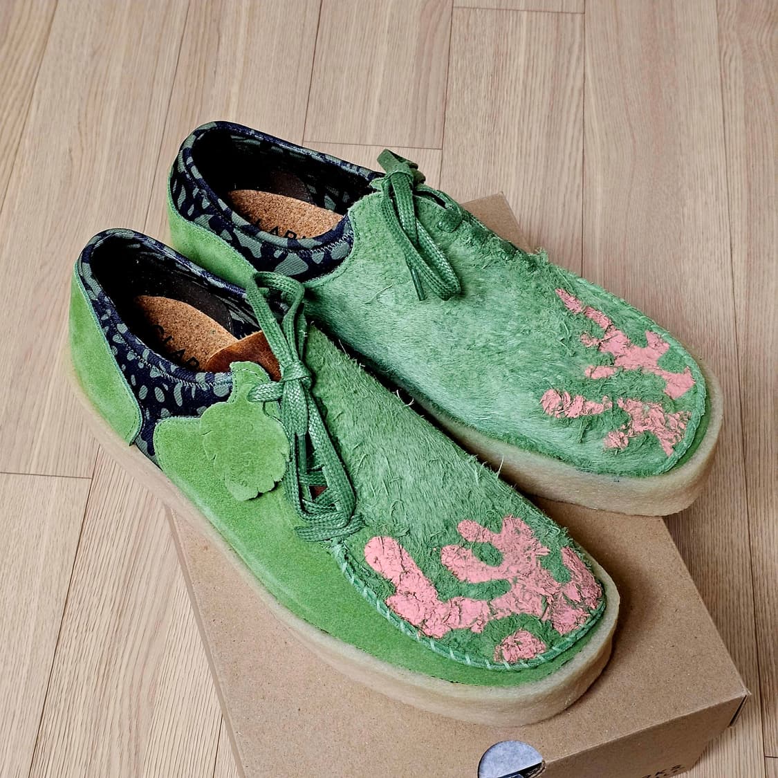 270 새제품) 클락스 오리지널스 x 살레헤 벰버리 러거 컵솔 다크 그린 상품이미지8