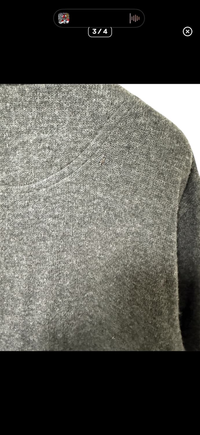 꼼데가르송 옴므 울 혼방 스냅 니트 자켓 상품이미지3