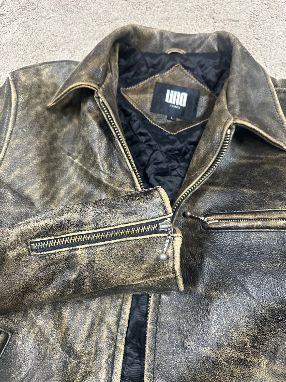 빈티지 가죽자켓 상품이미지3