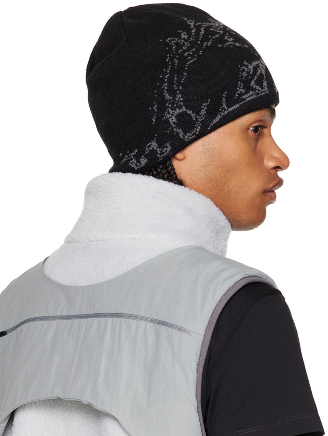 Hyein Seo Graphic Beanie Black OS 상품이미지1