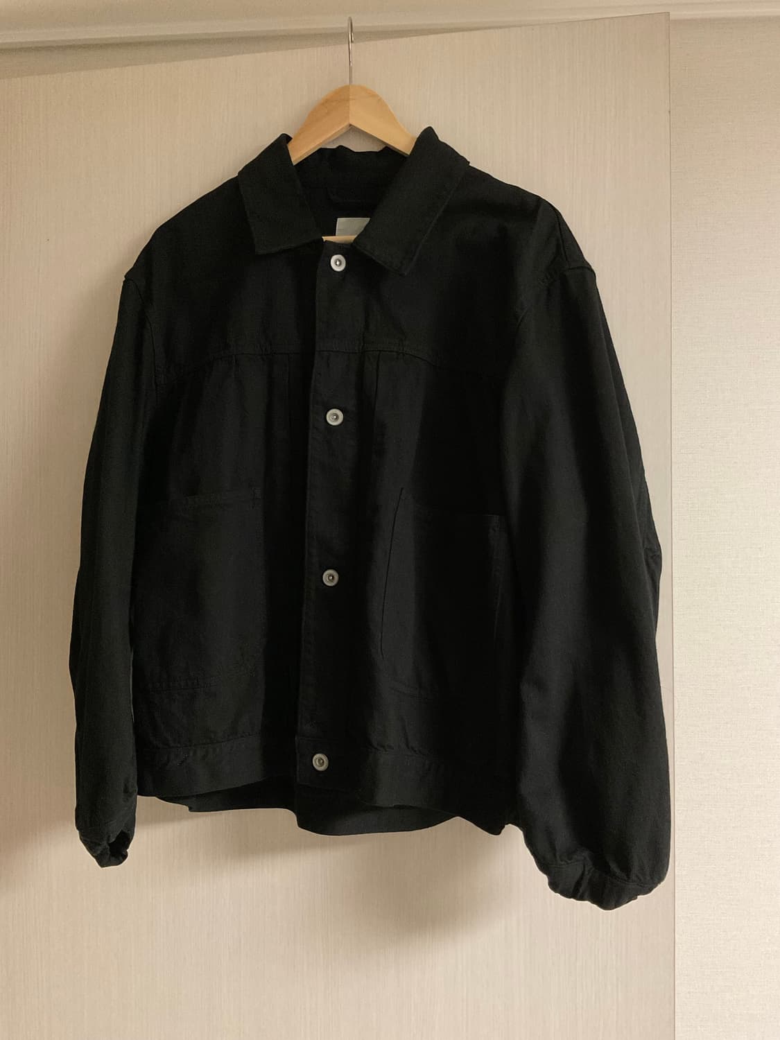 Sage de cret 사쥬드크레 코튼리넨 데님 숏자켓 S 상품이미지1