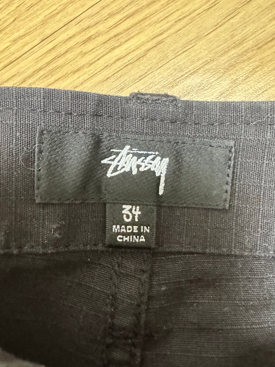 스투시 카고 팬츠 블랙 34 상품이미지6