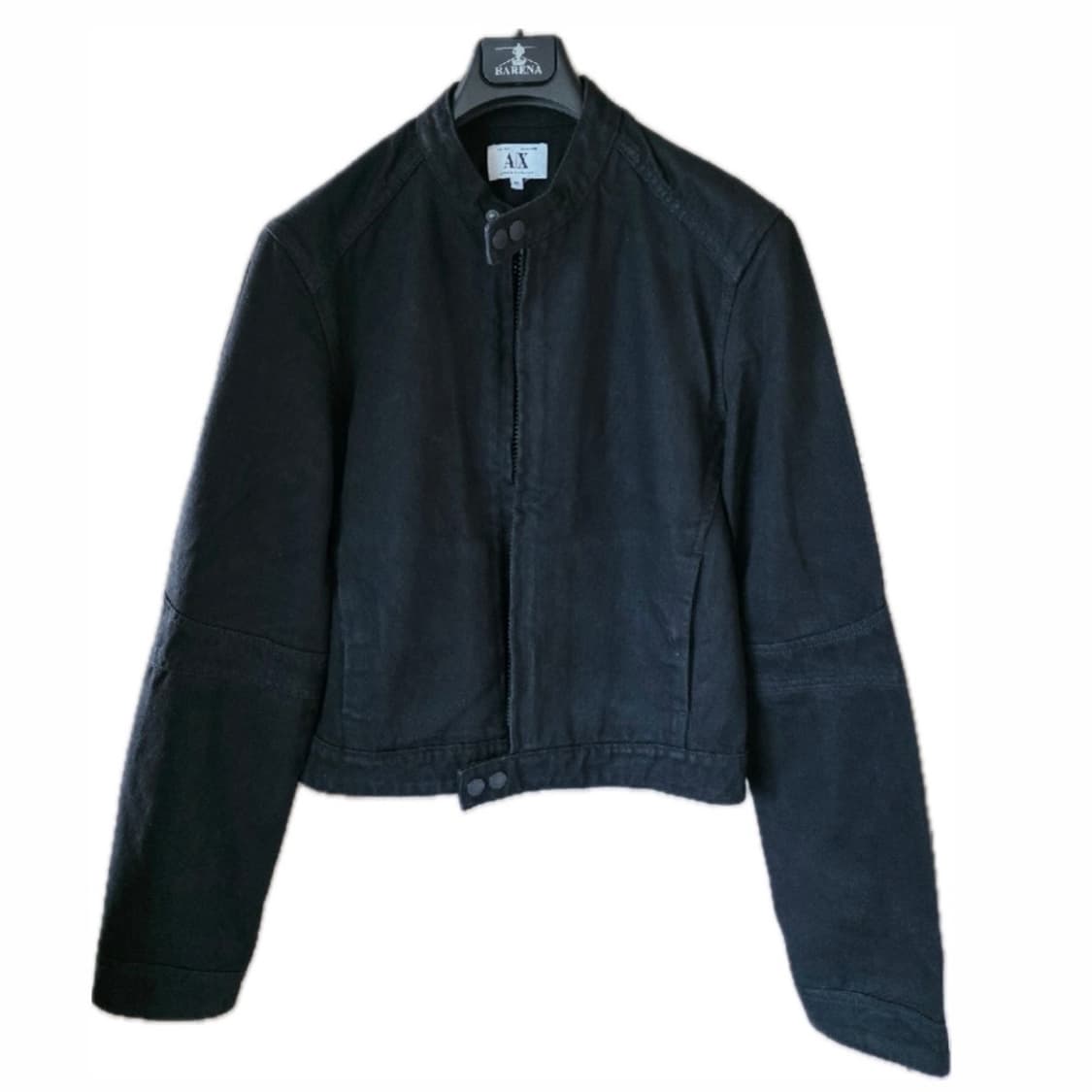 아르마니 익스체인지 흑청 바이커 자켓 상품이미지1