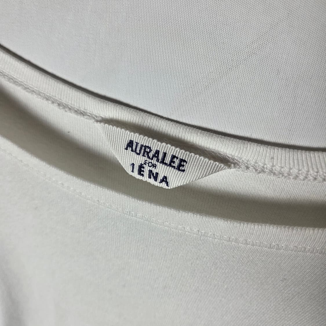 [Auralee] 오라리 x 예나 21SS 보트넥 티셔츠 상품이미지4