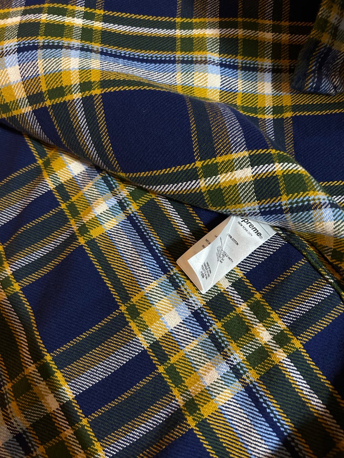 25ss 슈프림 올드잉글리쉬 플란넬 셔츠 L 상품이미지5