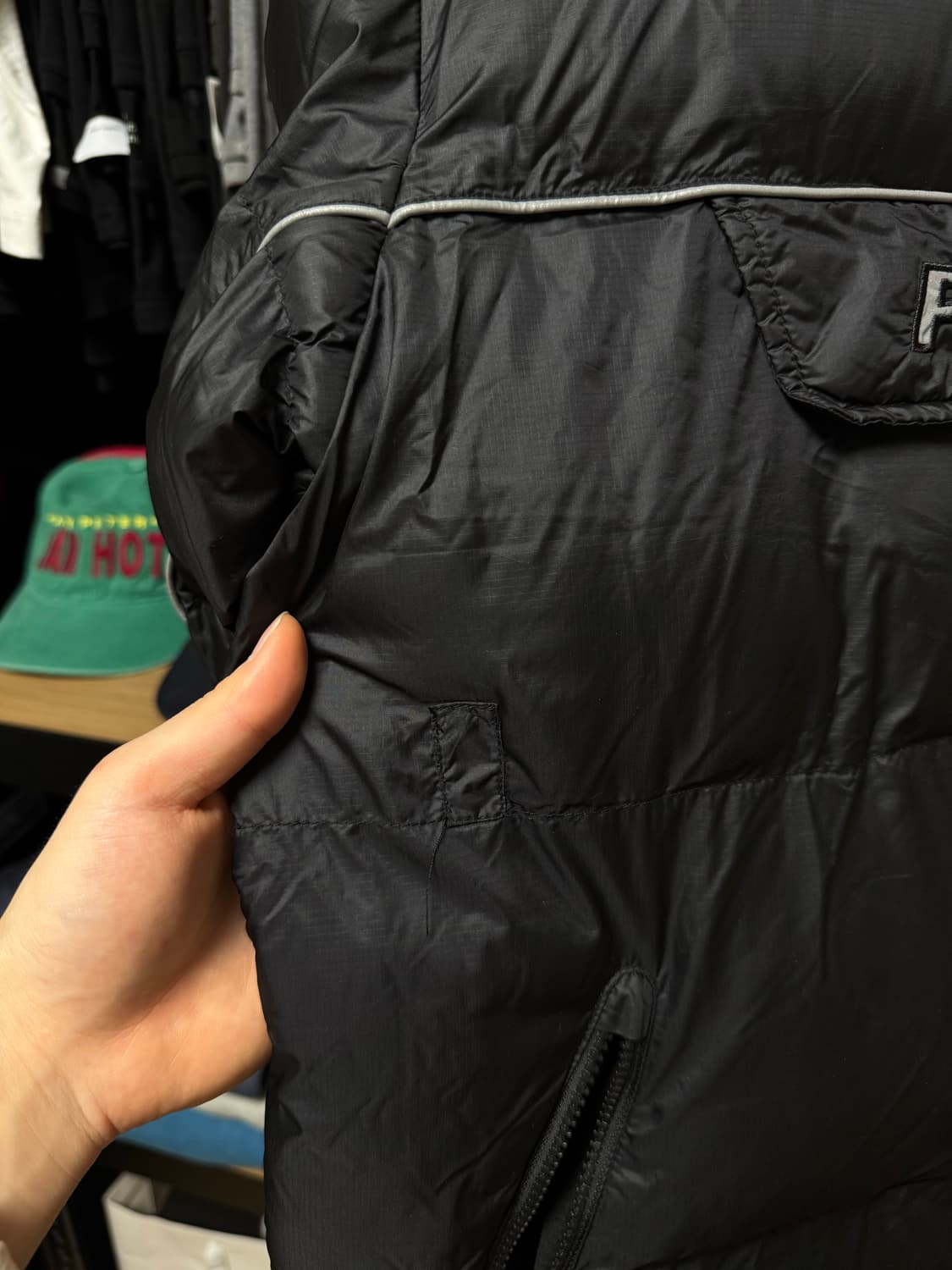[L] 23ss 팔라스 퍼텍스 P90 아노락 푸퍼 자켓 블랙 상품이미지4