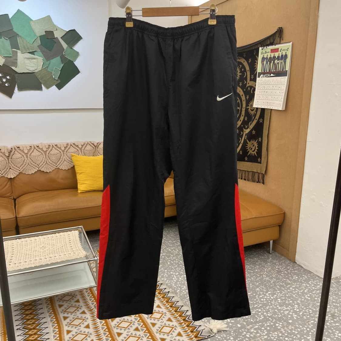 나이키 올드스쿨 레트로 빈티지 바람막이 트랙팬츠 M C10843 상품이미지3