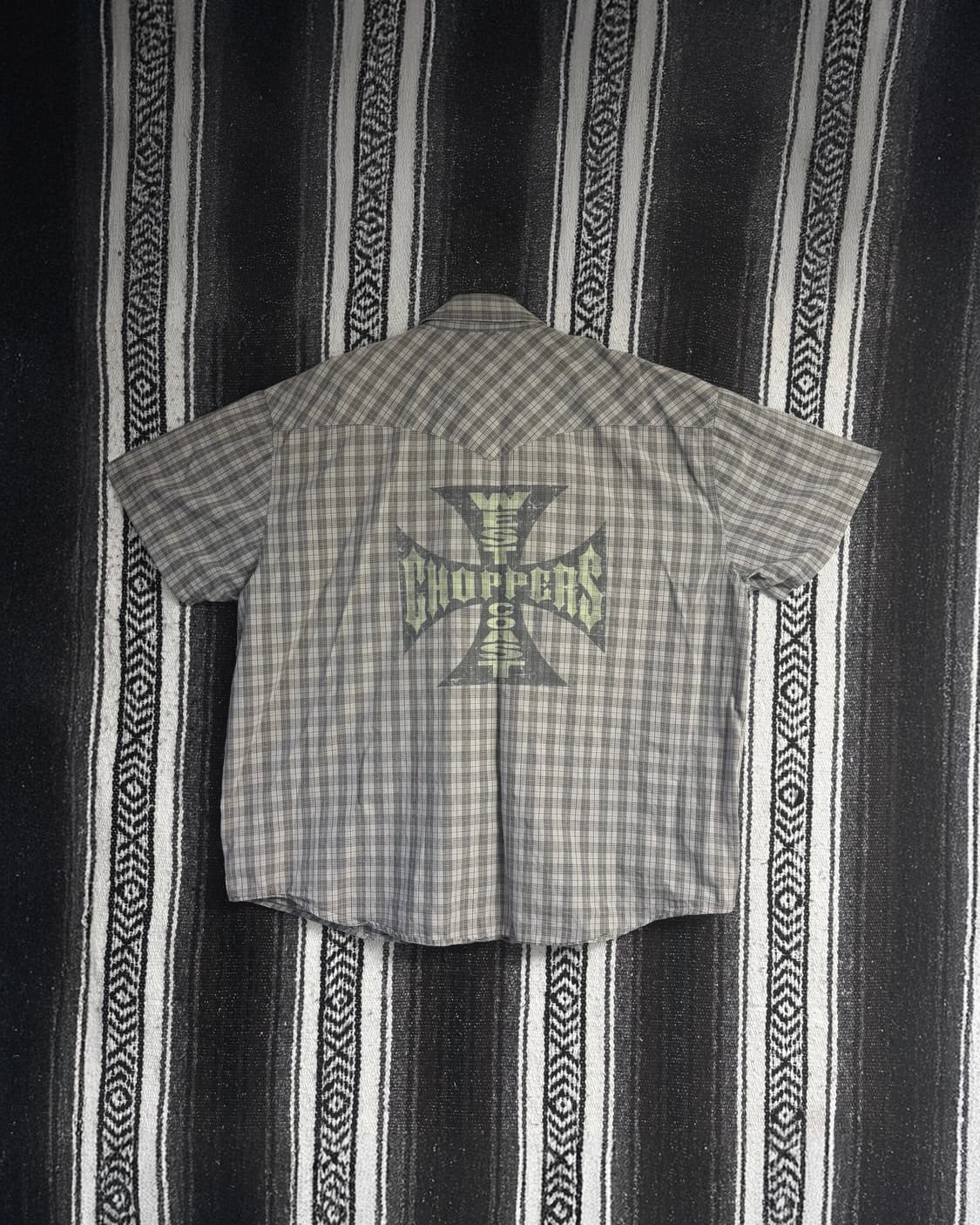 00s west coast choppers 체크셔츠 상품이미지1