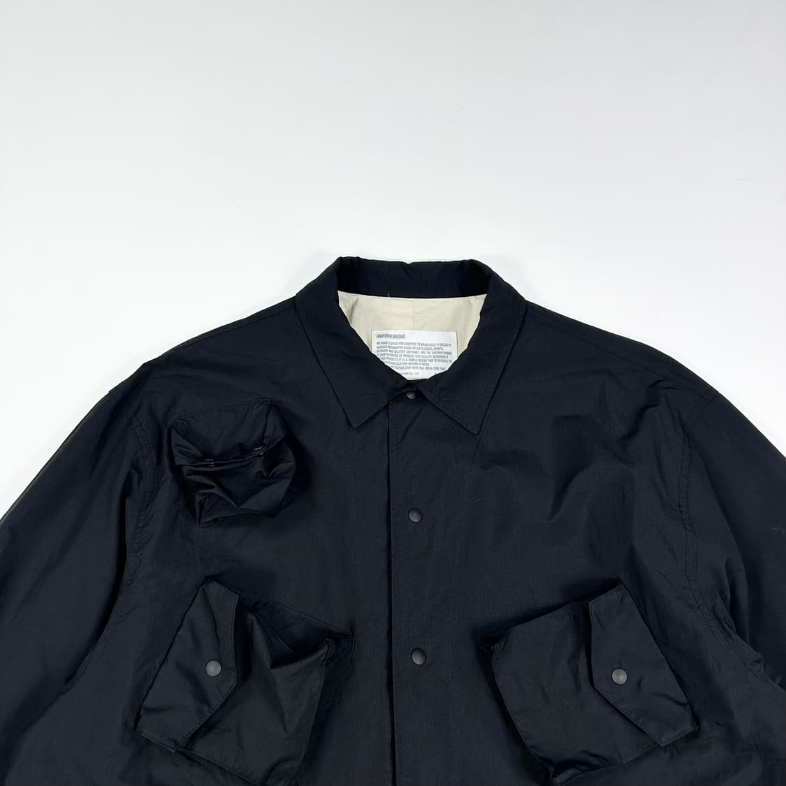 유니폼브릿지 나일론 블랙 코치자켓 (XL) 상품이미지1