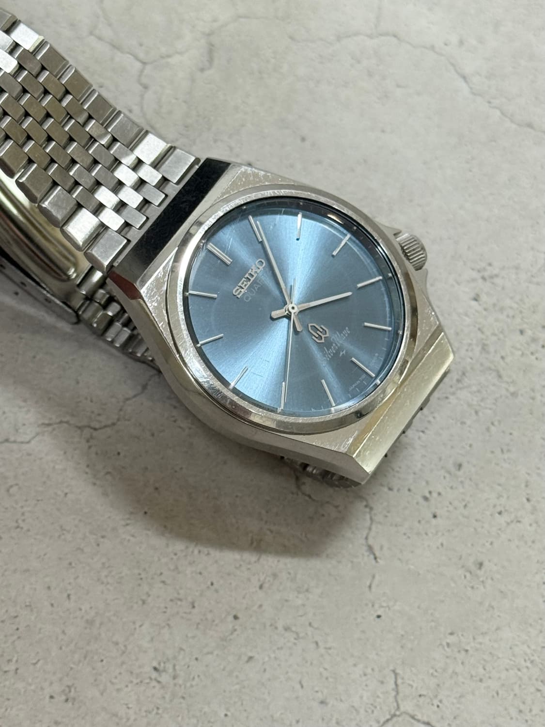 70s 빈티지 세이코 실버웨이브 쿼츠 상품이미지5