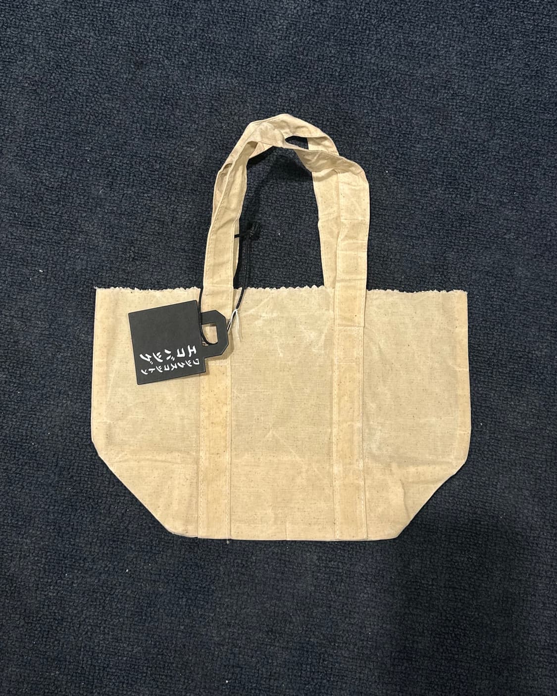 [SHIMOYAMA] waxed cotton reusable bag 상품이미지1