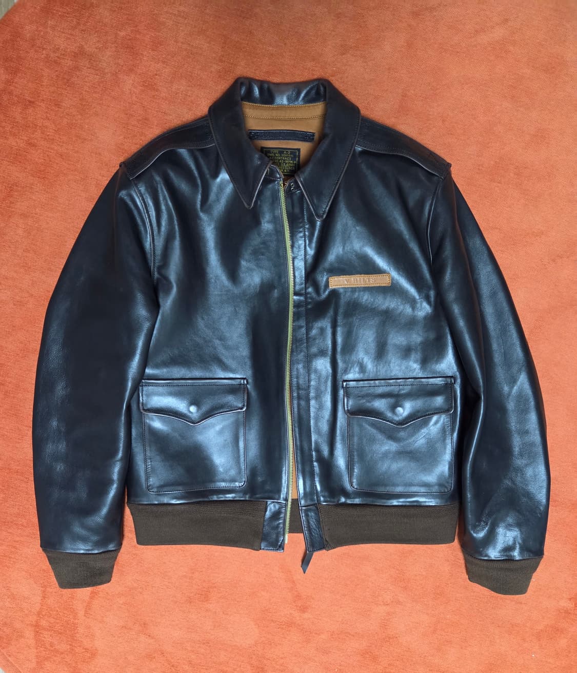 USAAC 말가죽 A2 Horsehide Flight Jacket XL 상품이미지1