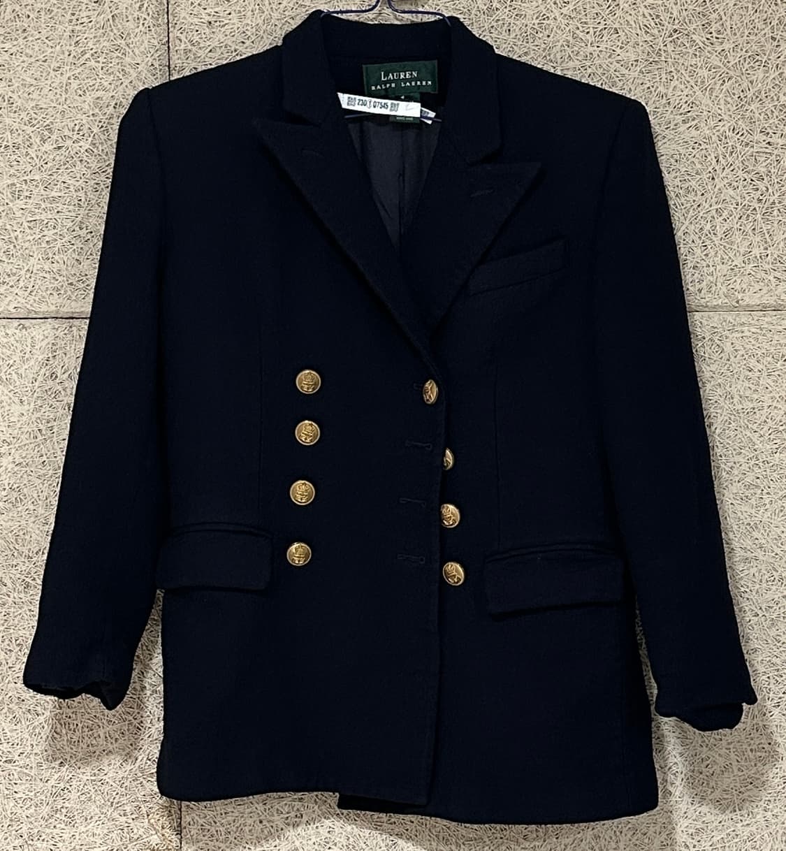 폴로 랄프로렌 울 100 골드 버튼 네이비 블레이저 4사이즈 상품이미지2
