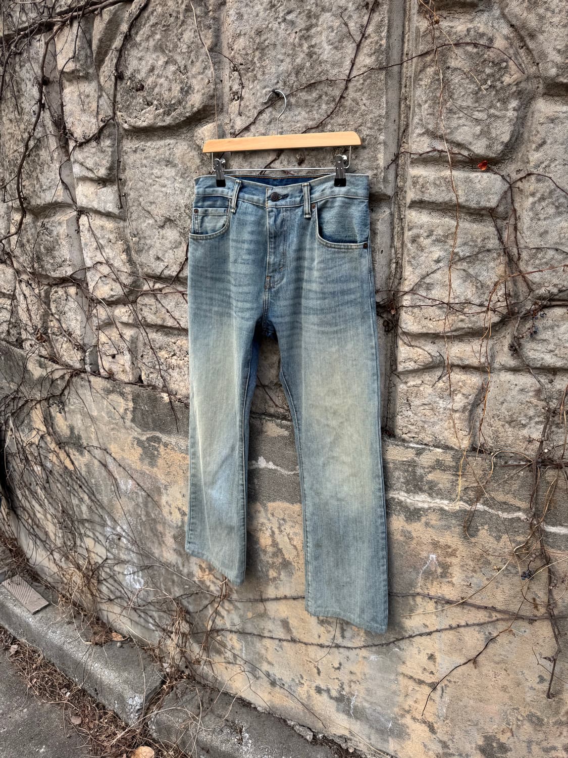 리바이스 빈티지 517 부츠컷 워싱 데님 팬츠 상품이미지3