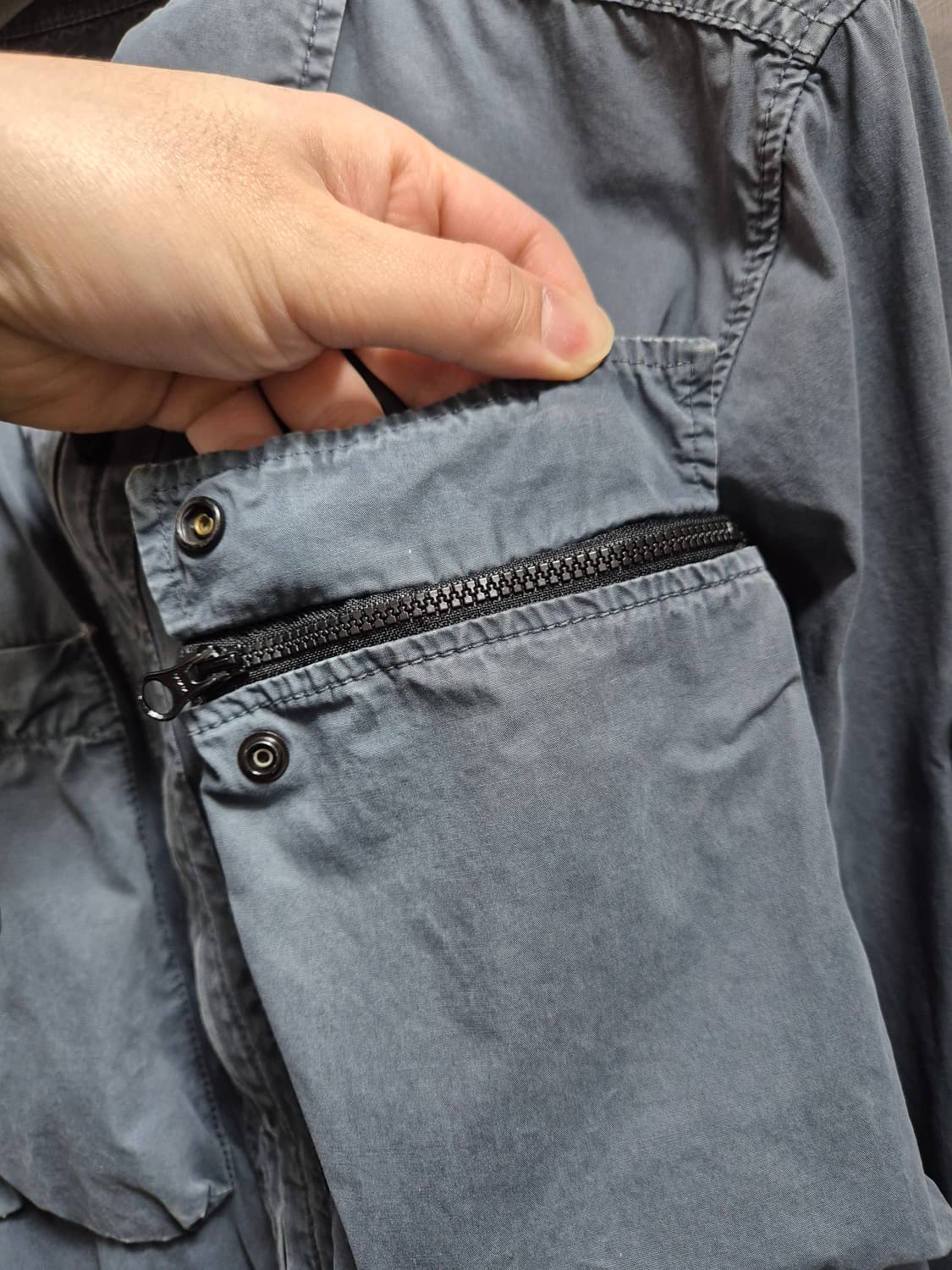 한글택 스톤아일랜드 오버셔츠자켓 95-M 상품이미지5