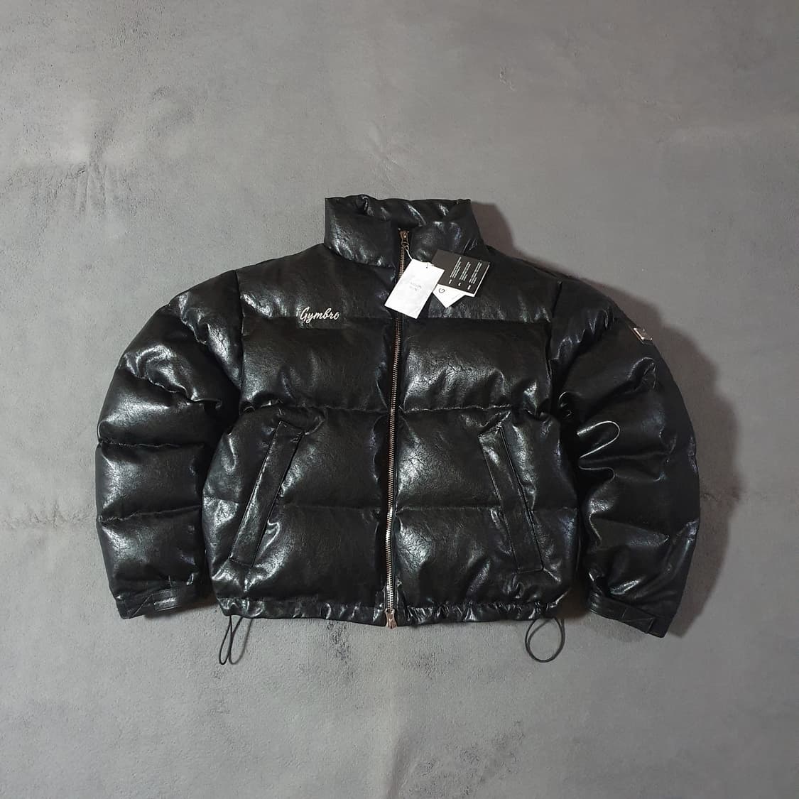 새상품 M 짐브로 헤비 레더 패딩 상품이미지4