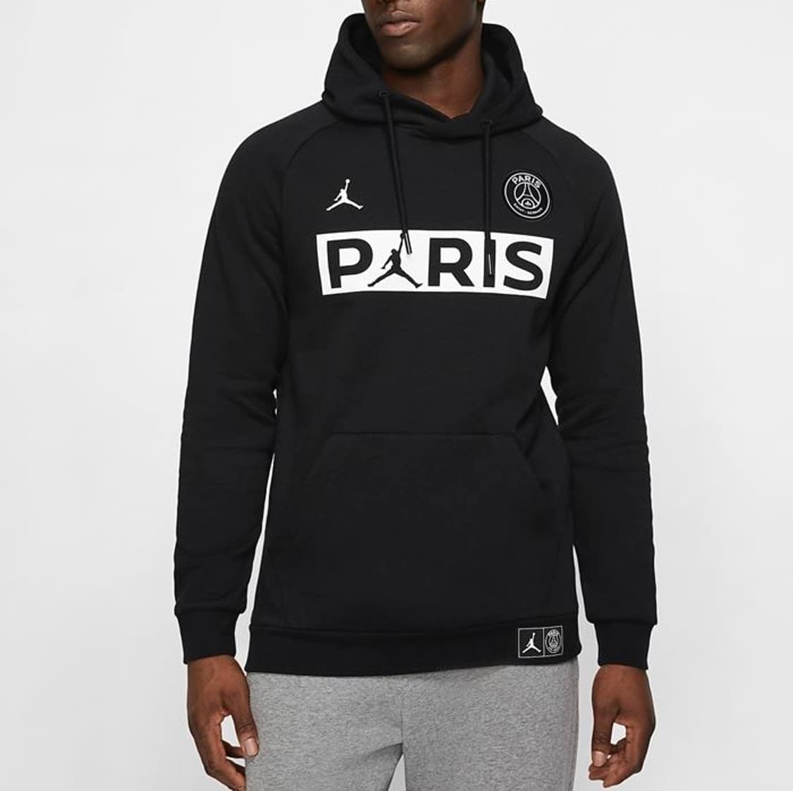 [S] Jordan 조던 파리 생제르망 블랙 후드티 상품이미지5