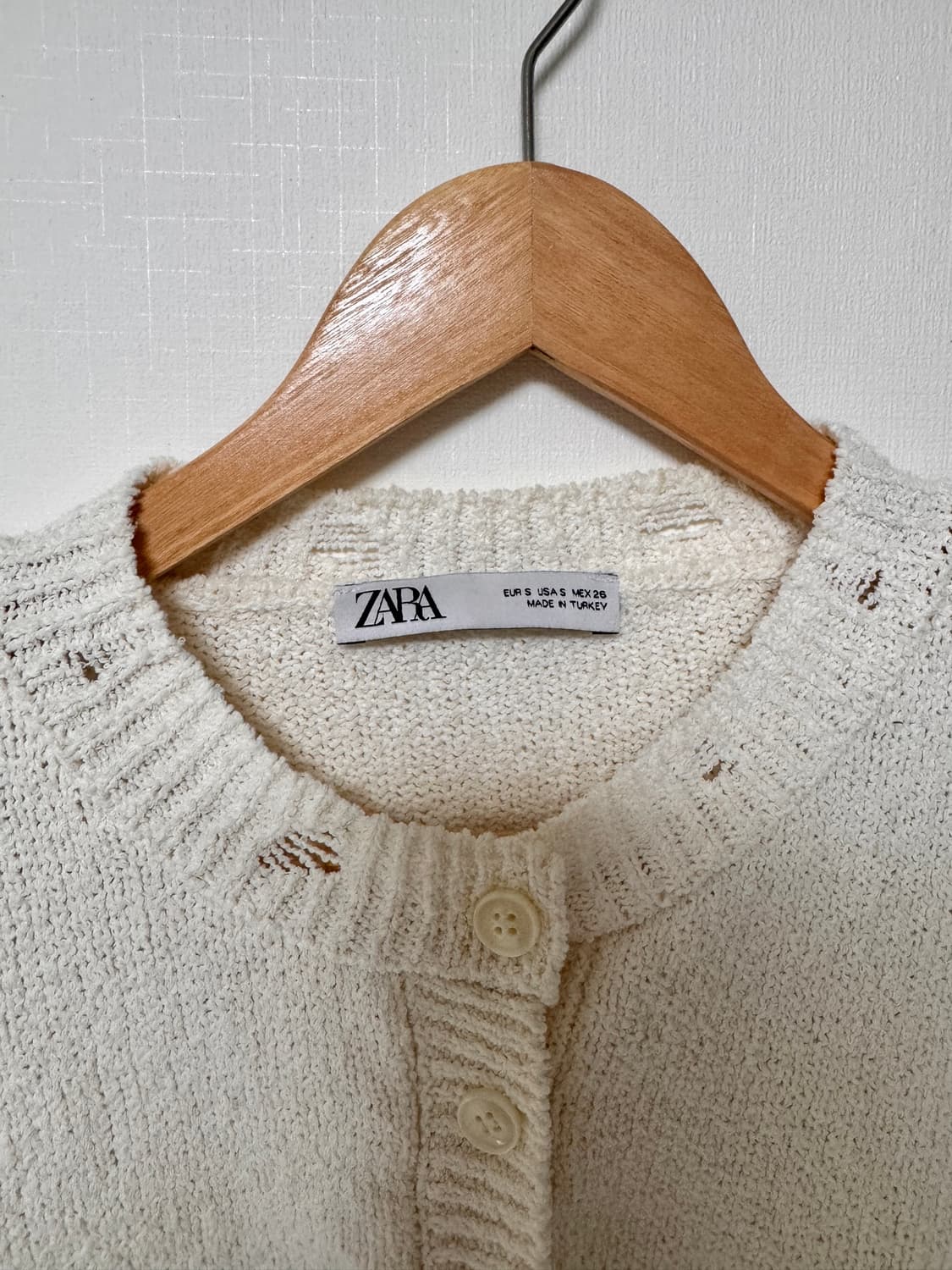 ZARA 자라 크롭 니트 가디건 상품이미지3