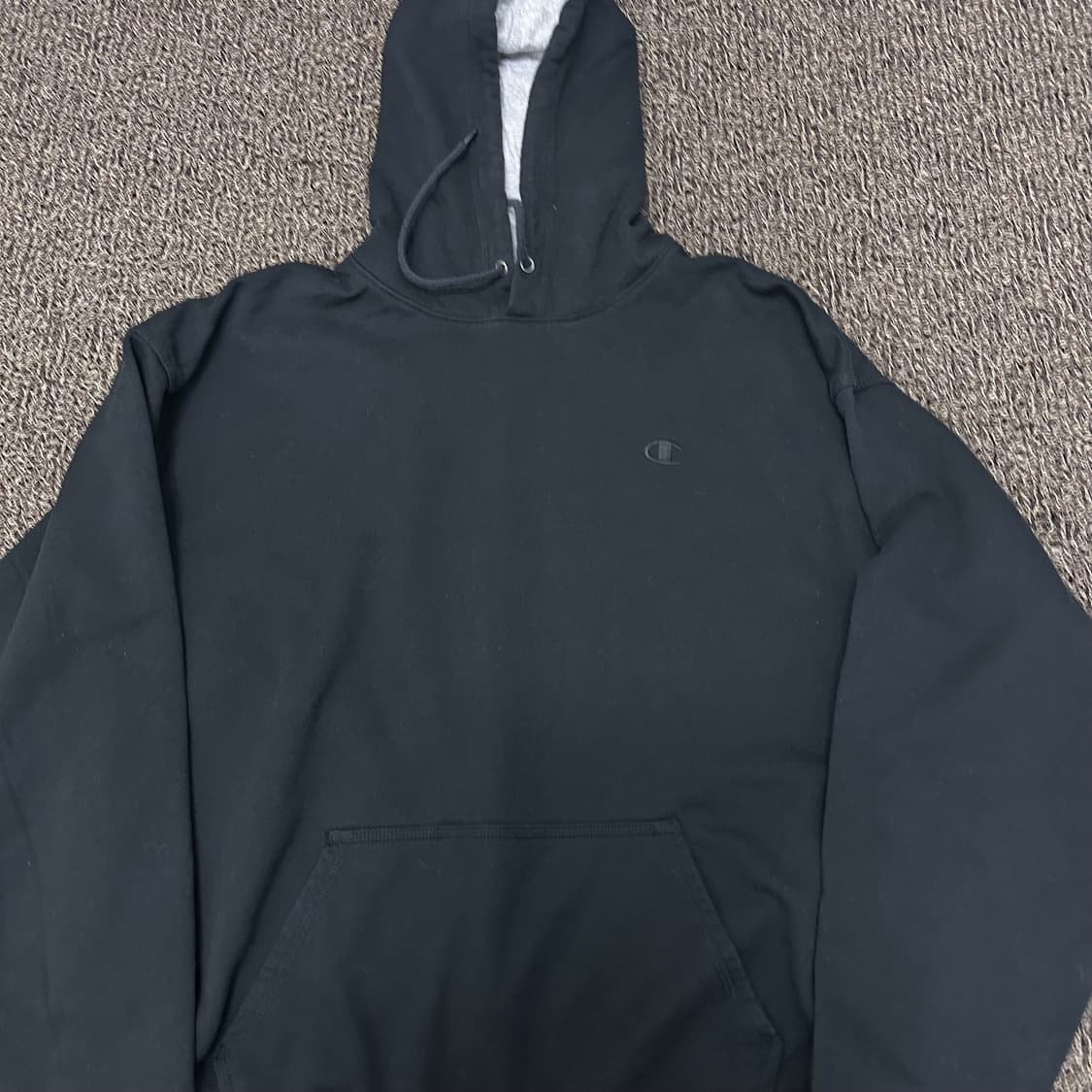 챔피온 기모 후드티 블랙 4XL 상품이미지2