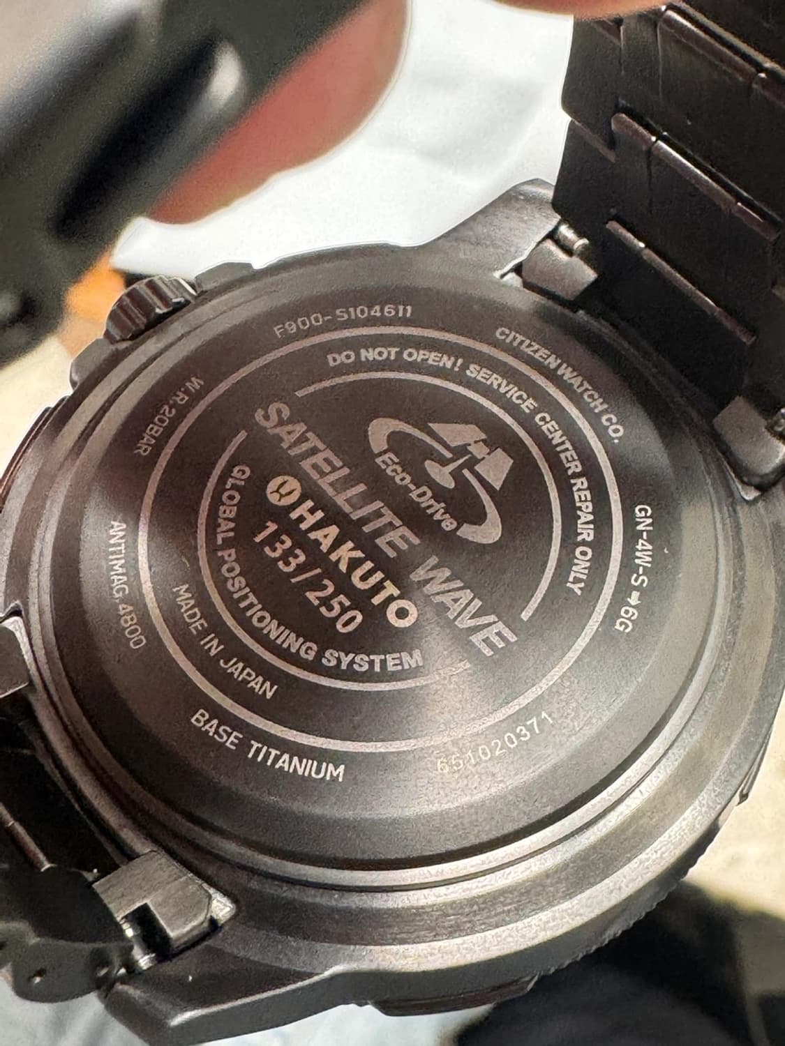 시티즌 GPS 하쿠토 한정판 시계 상품이미지3