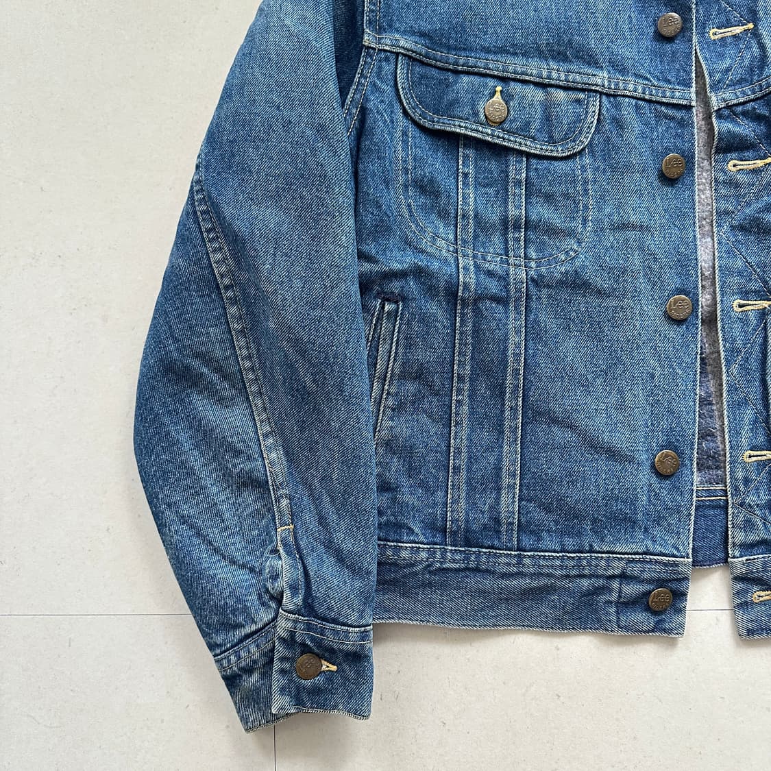 70s 리 스톰라이더 MADE IN USA 데님 자켓 42R 상품이미지4