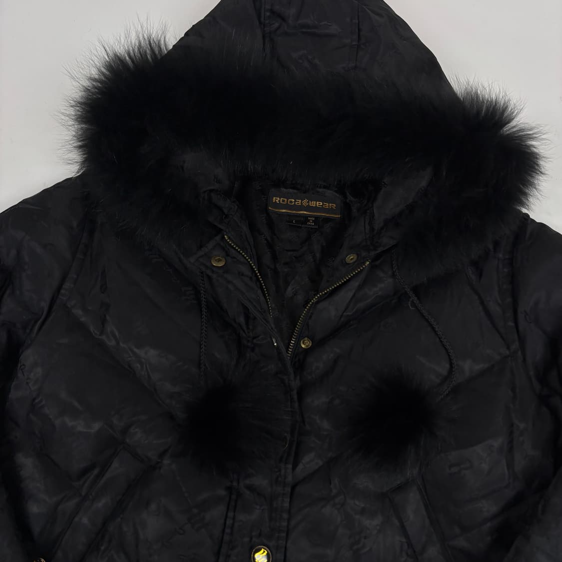 로카웨어 rocawear 후드 퍼 다운 패딩 상품이미지5