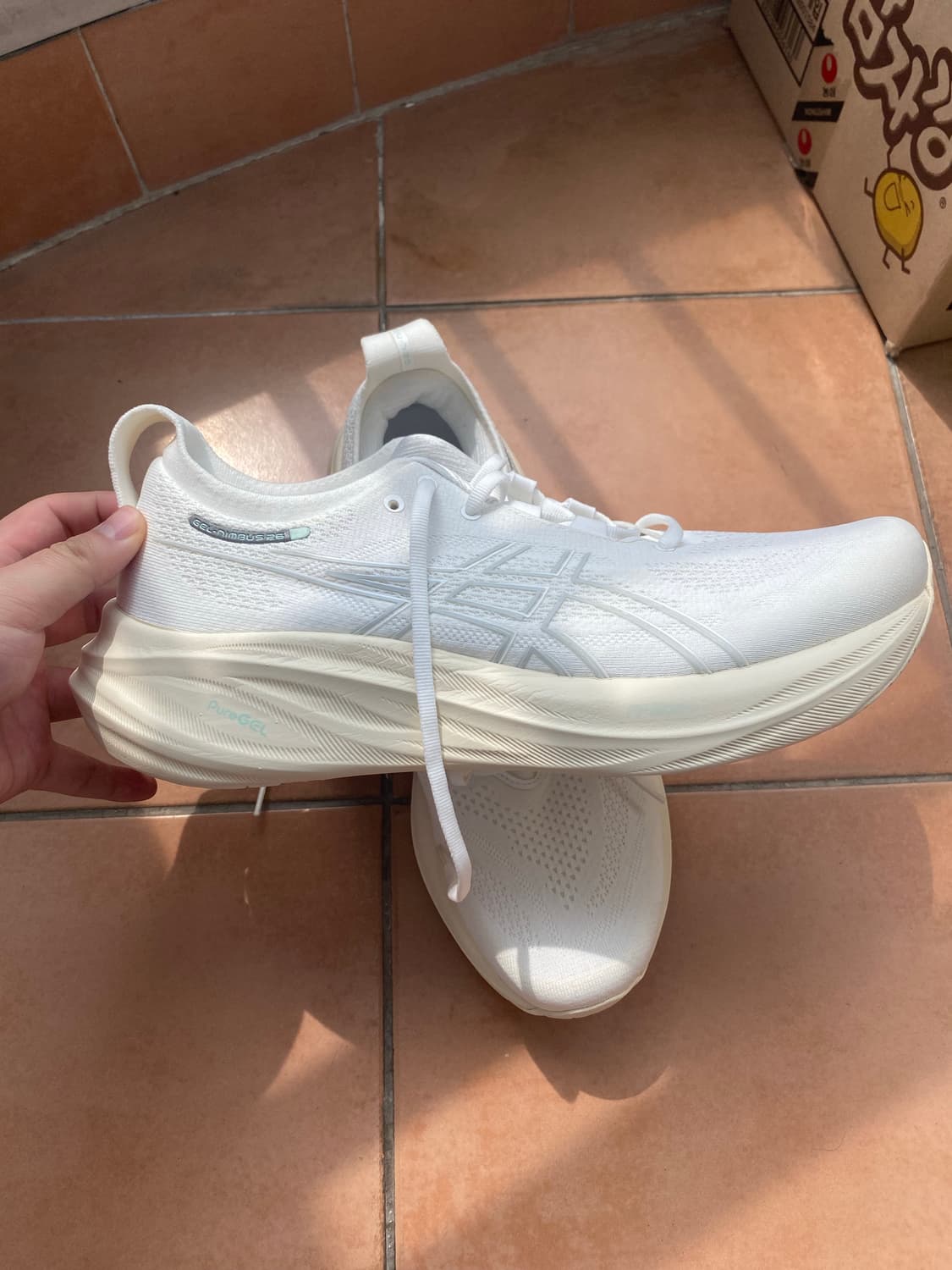 아식스 젤님버스26 화이트 285 상품이미지4