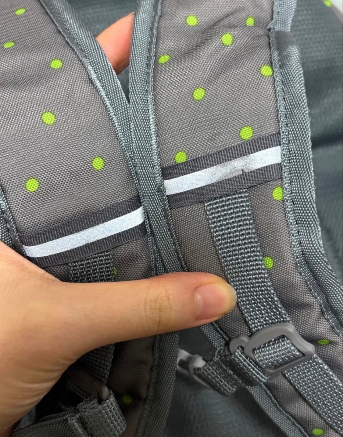 coleman 빈티지 초록 도트 백팩 상품이미지8