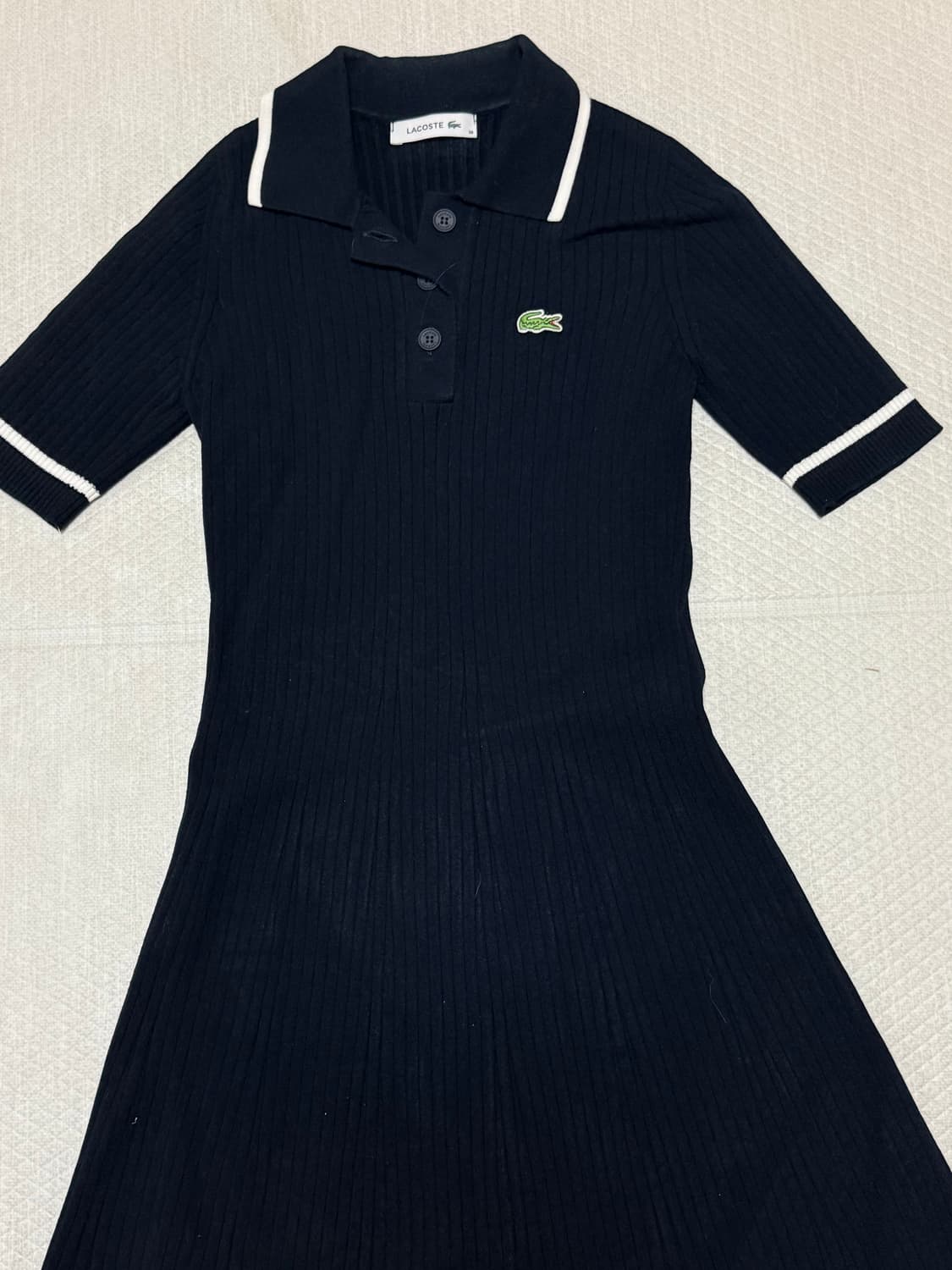 라코스테 니트 네이비 원피스 36 상품이미지1
