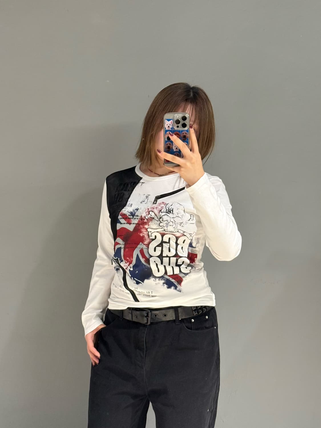 Bernings sho printing detail long sleeve 상품이미지2